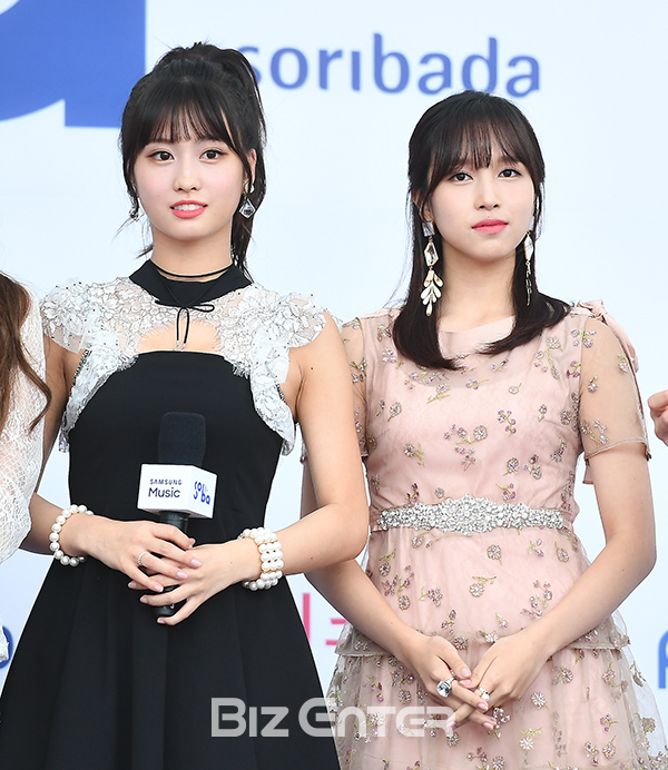 ▲트와이스 모모, 미나(사진=고아라 기자 iknow@)