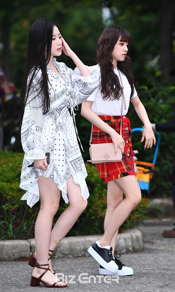 ▲아이들 슈화, 우기(사진=고아라 기자 iknow@)