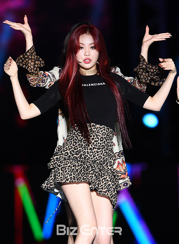 ▲(여자)아이들 수진(사진=고아라 기자 iknow@)