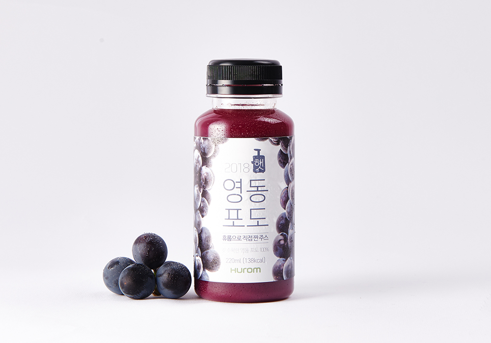 ▲영동 포도주스(사진제공=휴롬)