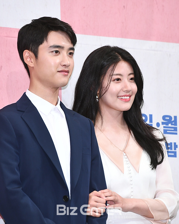 ▲도경수, 남지현(사진=고아라 기자 iknow@)