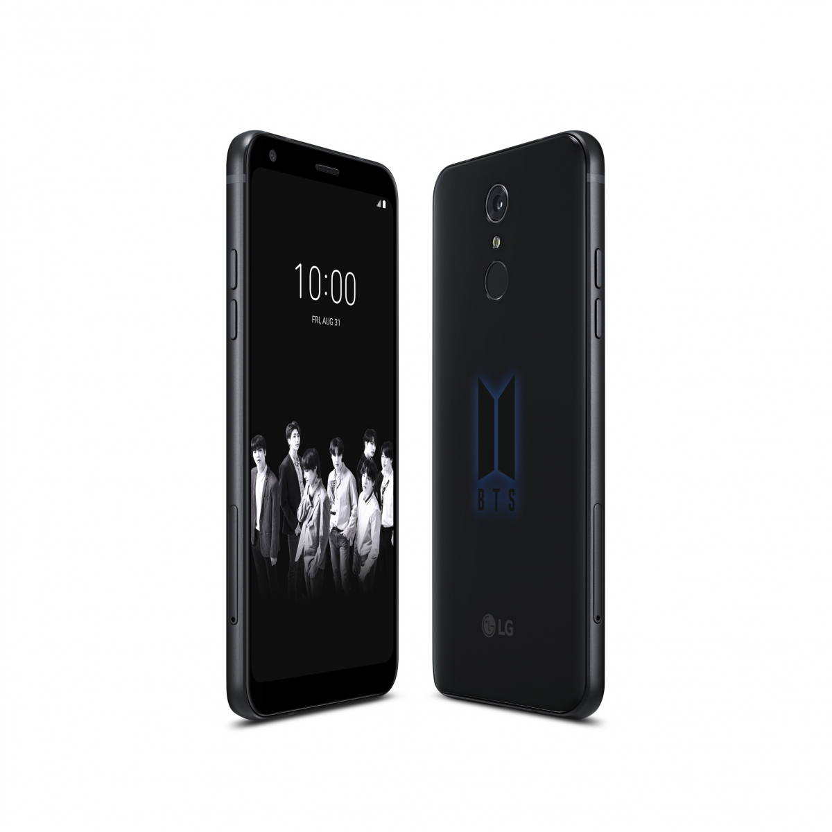 ▲LG전자가 LG Q7에 방탄소년단 관련 콘텐츠를 담은 한정판 제품(사진)을 선보이는 등 방탄소년단 마케팅을 통해 글로벌 인지도를 쌓아가고 있다. (사진제공=LG전자)