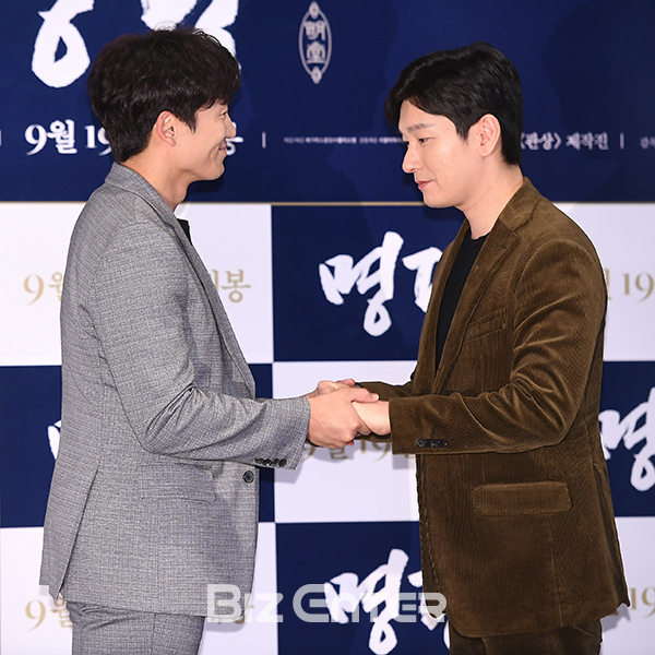 ▲지성, 조승우(사진=고아라 기자 iknow@)