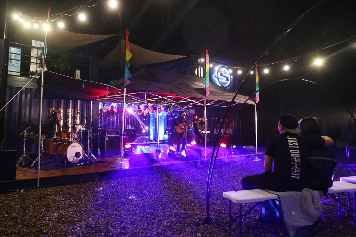 ▲사운드오브뮤직 캠프’의 상징이자 하이라이트인 포레스트콘서트(ForestConcert).(사진제공=쌍용차)