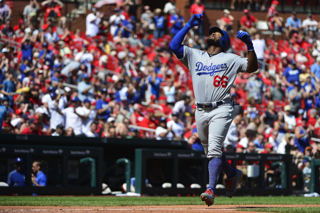▲LA 다저스 야시엘 푸이그.(로이터/연합뉴스)