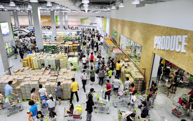 ▲트레이더스 매장 전경.(사진제공=이마트)