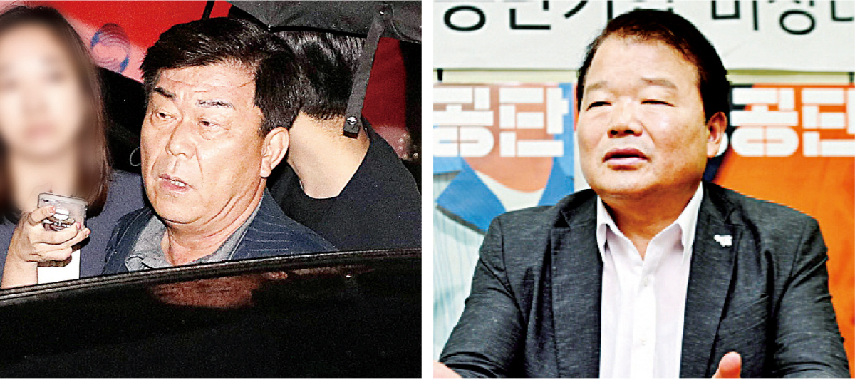 ▲3차 남북정상회담 특별수행원 자격으로 방북했던 박성택 중소기업중앙회장이 20일 오후 서울 종로구 경복궁주차장에 도착해 이동하고 있다(왼쪽 사진). 신한용 개성공단기업협회장은 8월 23일 서울 중소기업중앙회 본관에서 가진 이투데이와의 인터뷰에서 개성공단 가동에 대한 입장을 밝혔다. 사진=뉴시스·고이란 기자 photoeran@