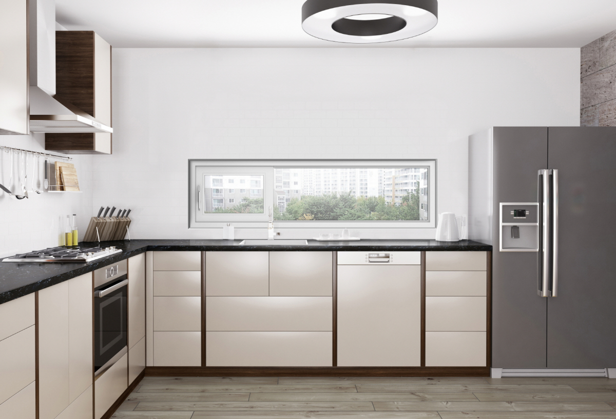 ▲이건창호 ‘PSS 185 LS’ 적용한 주방 이미지