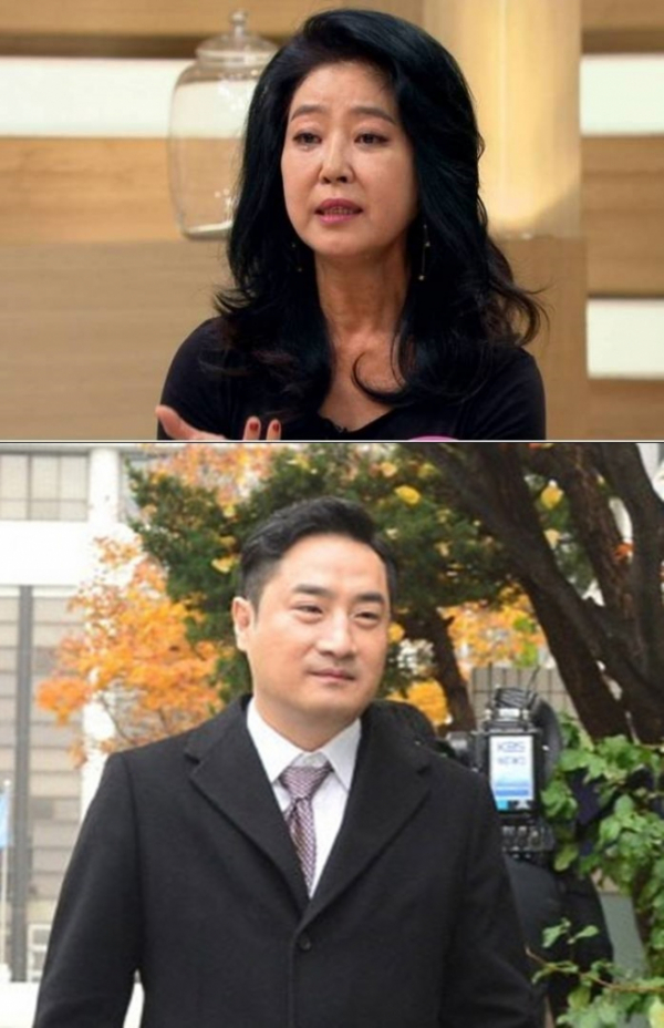 ▲배우 김부선(위), 강용석 변호사.(출처=MBC 및 뉴시스)