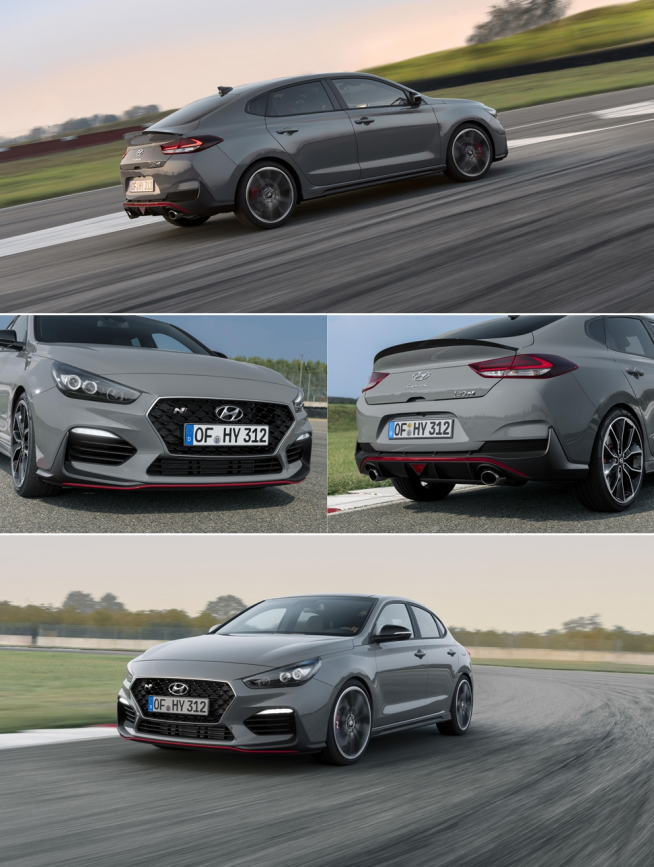 ▲현대차가 프랑스 파리국제모터쇼를 통해 고성능 N브랜드의 세 번째 모델 i30 패스트백 N을 세계 최초로 선보였다. (사진제공=현대차)
