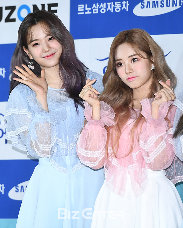 ▲프로미스나인 장규리, 박지원(사진=고아라 기자 iknow@)