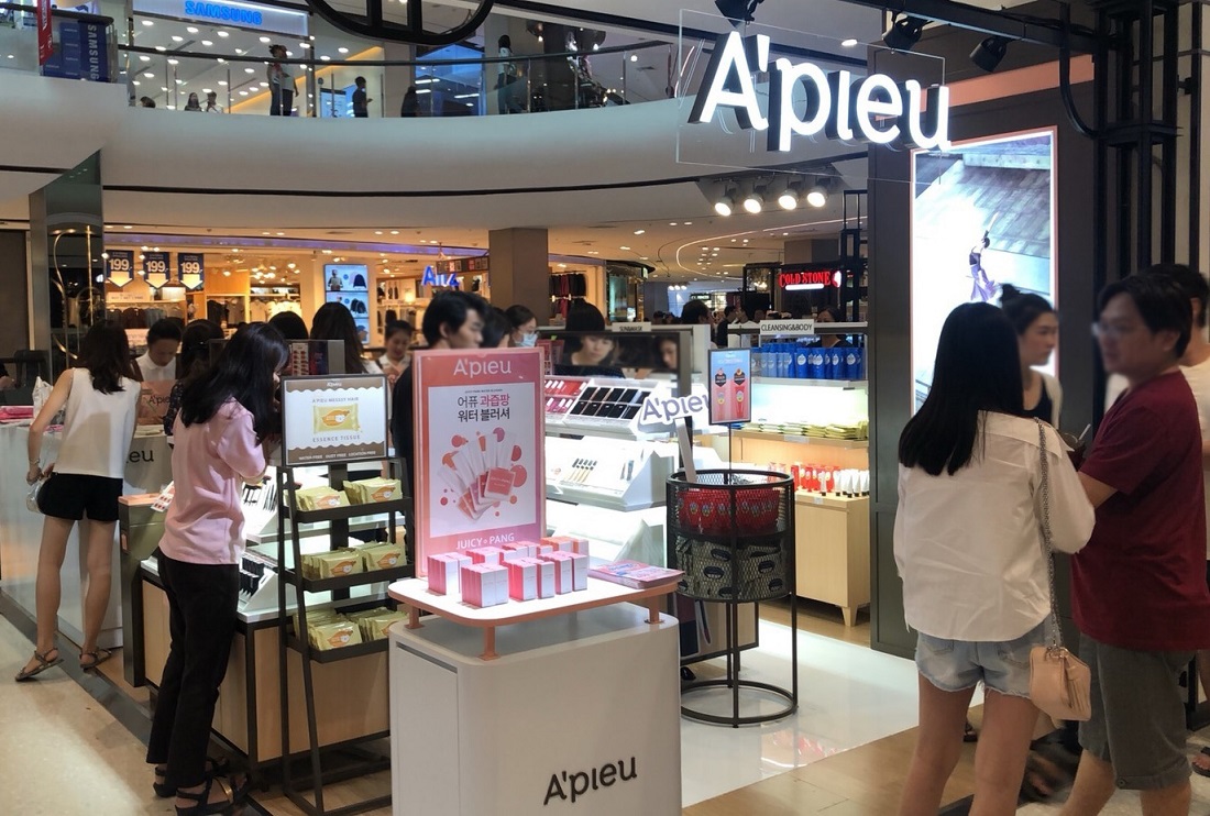 ▲어퓨 태국 방콕 매장(에이블씨엔씨)