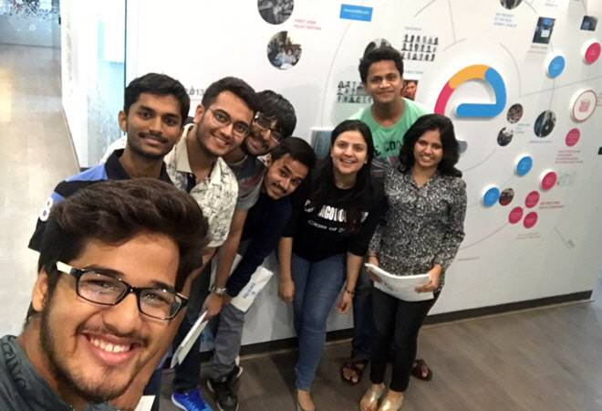 ▲아디티 아바스티 엠비베 최고경영자와 동료 직원들.    사진제공 비즈니스투데이(BT)