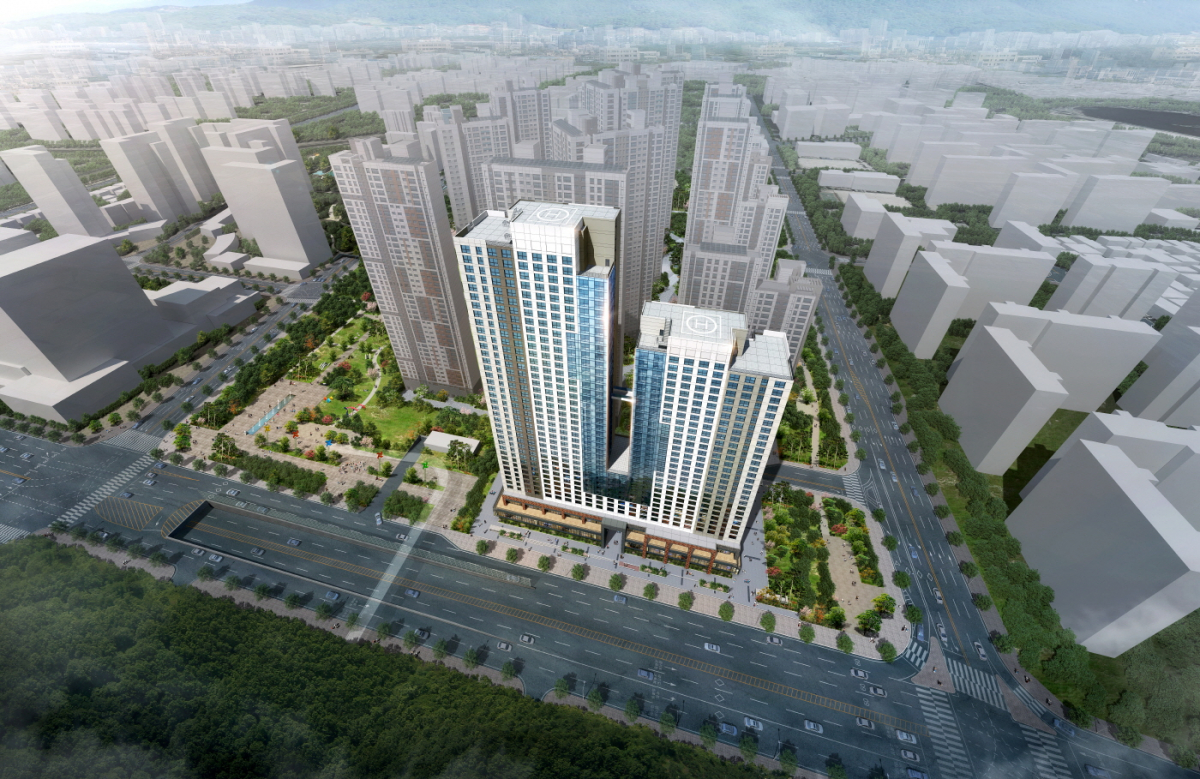 ▲'화서역 파크 푸르지오 오피스텔' 조감도(사진=대우건설)