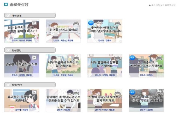 ▲'솔로봇' 이용 방법.(사진제공=여성가족부)