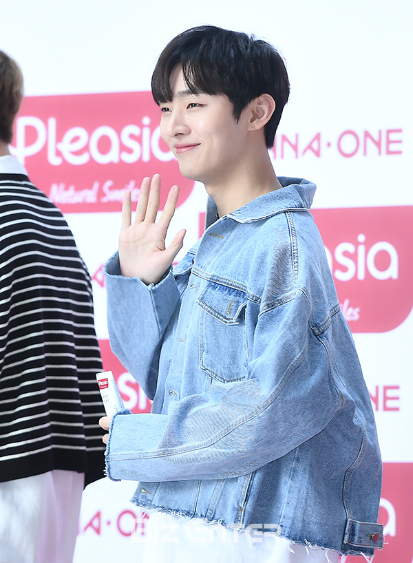 ▲워너원 윤지성(사진=고아라 기자 iknow@)