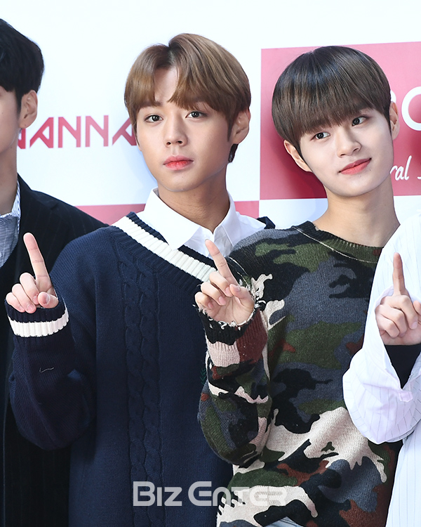 ▲워너원 박지훈, 이대휘(사진=고아라 기자 iknow@)