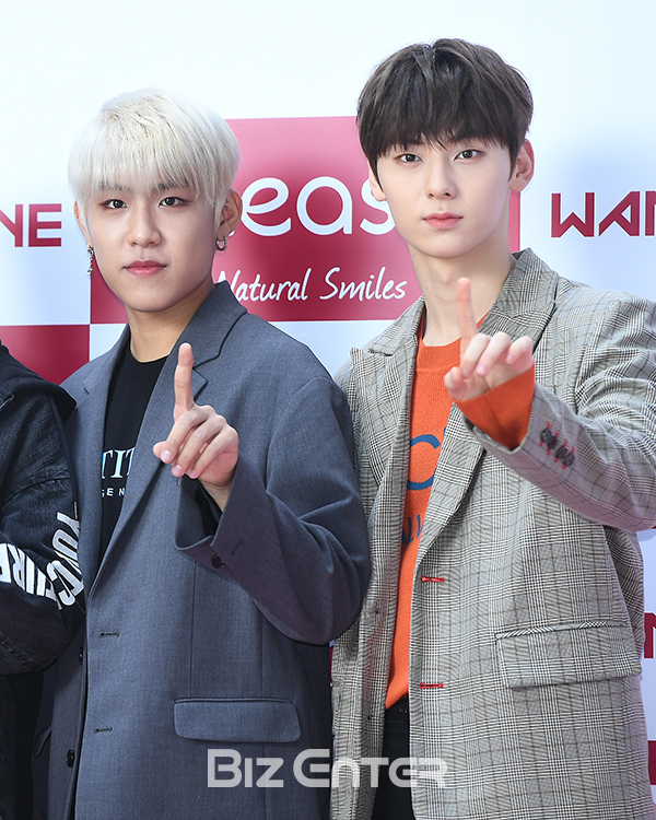 ▲워너원 박우진, 황민현(사진=고아라 기자 iknow@)