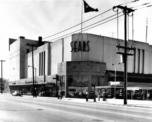 ▲1959년 미국 휴스턴 시내에 위치한 시어스백화점 빌딩. 휴스턴/AP연합뉴스