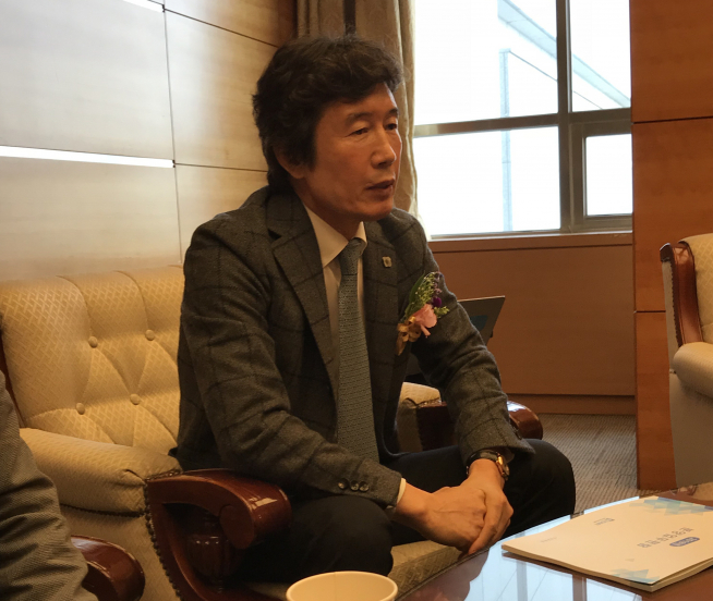 ▲한국부동산마케팅협회 초대 회장에 선임된 이윤상 유성 대표(사진=구성헌 기자@)