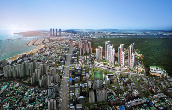 ▲광안 에일린의뜰 광역조감도(사진=아이에스동서)