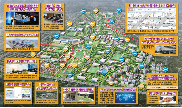 ▲제주 혁신도시 개발계획(자료=국토교통부)