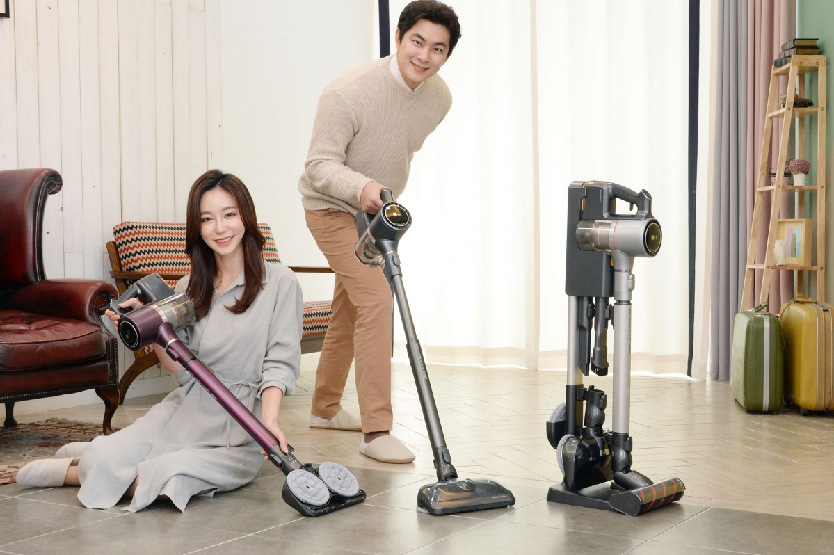 ▲LG전자가 다음달 초 무선청소기 코드제로 A9에 물걸레 기능을 더한 신제품을 선보인다고 25일 밝혔다. (사진제공=LG전자)