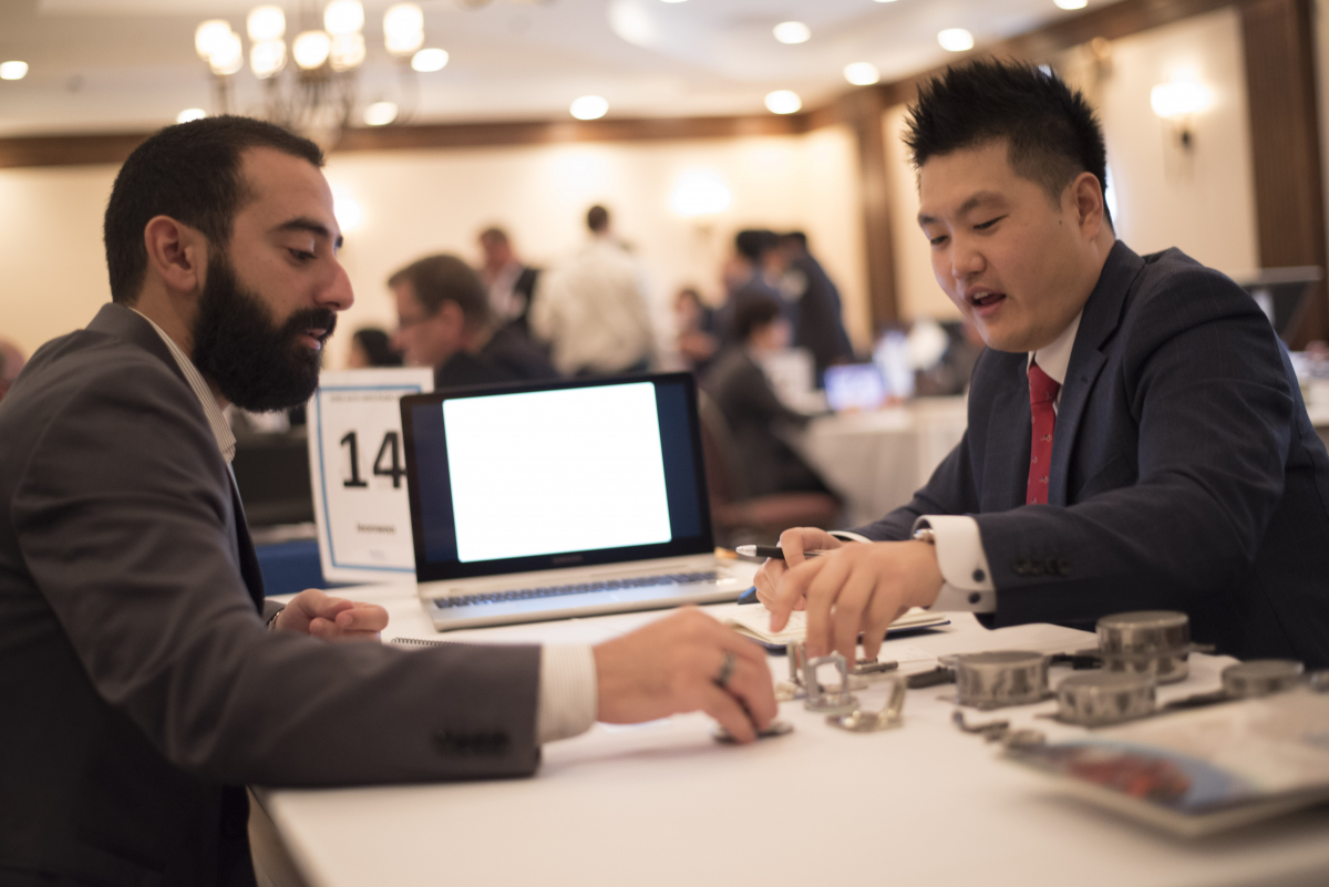 ▲코트라는 30일(현지시간) 미국 미시간주 디트로이트에서 '한-미 자동차 산업 통상 현안 포럼'을 개최한다. 사진은 지난해 디트로이트에서 열린 ‘한국 자동차부품 플라자(KAP)’(코트라)