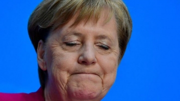 ▲앙겔라 메르켈 독일 총리가 2018년 10월 29일(현지시간) 기자회견을 열고 당 대표직에서 물러난다고 발표했다. AFP연합뉴스
