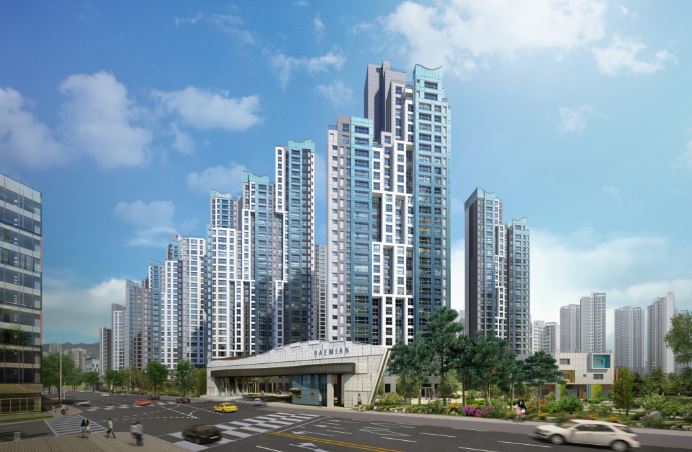 ▲래미안 리더스원 투시도(자료출처=삼성물산)