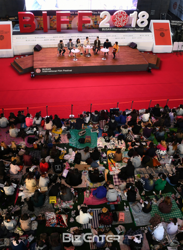 ▲제23회 부산국제영화제 영화의전당 두레라움광장(사진=고아라 기자 iknow@)