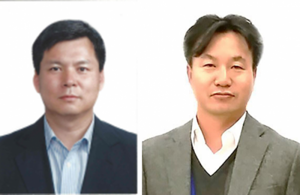 ▲왼쪽부터 김성규 에스에프씨바이오 대표, 김재수 전북대 교수(농림축산식품부)