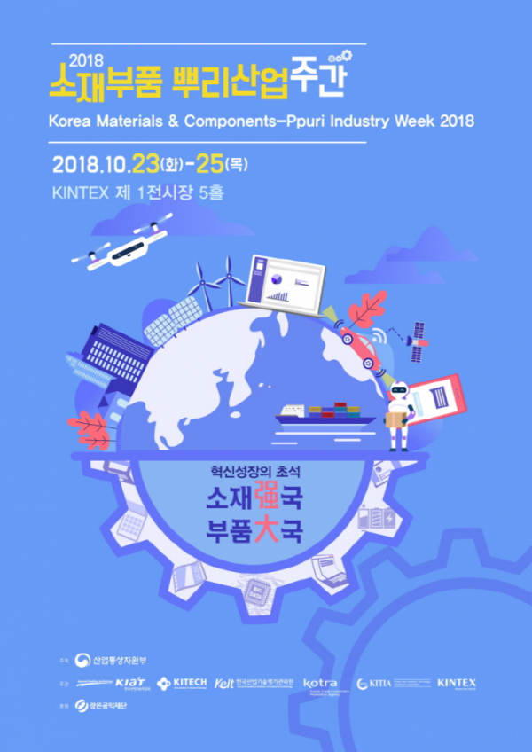 ▲‘2018 소재부품뿌리산업주간’ 포스터(한국산업기술진흥원)