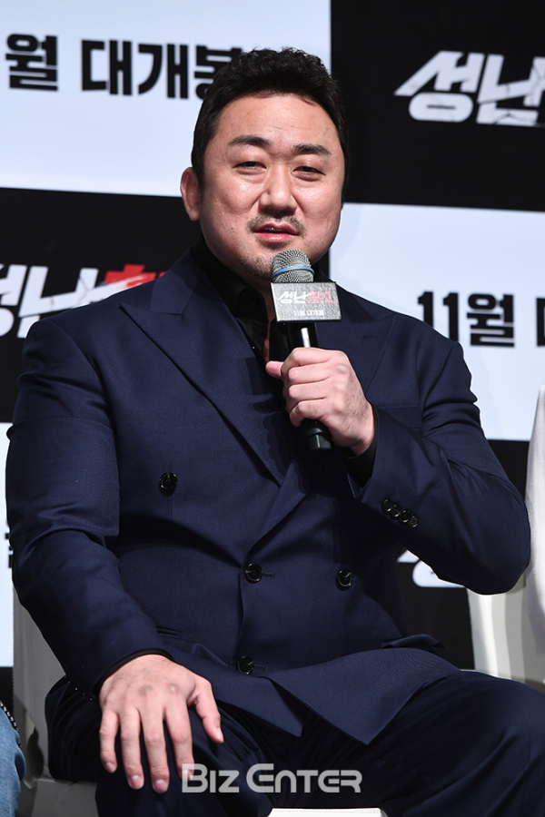 ▲마동석(사진=고아라 기자 iknow@)