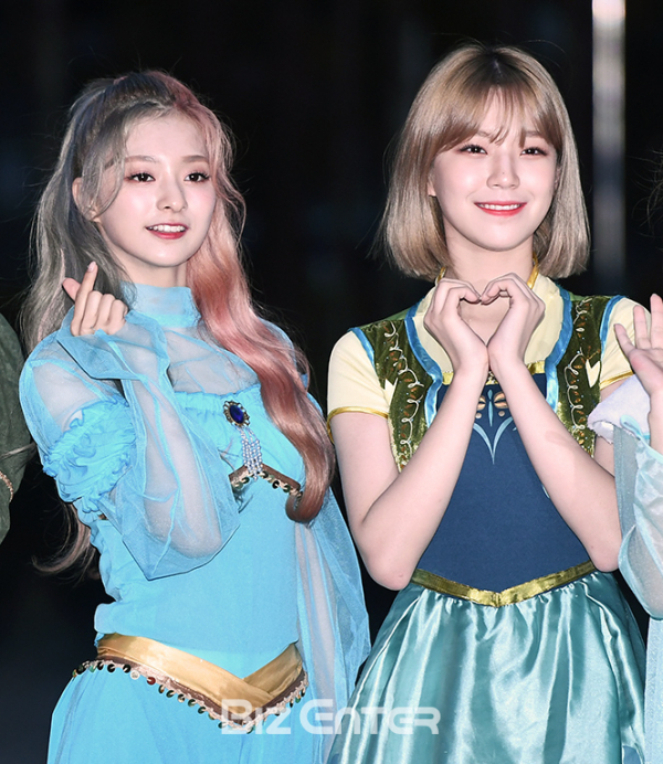 ▲프로미스나인 이나경, 백지헌(사진=고아라 기자 iknow@)