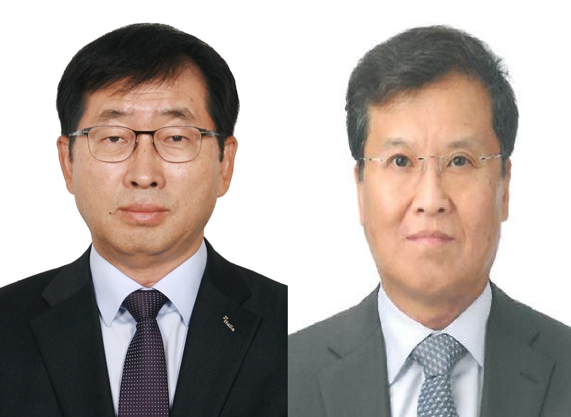 ▲이석민 한라홀딩스 사장, 탁일환 만도 사장. (왼쪽부터)