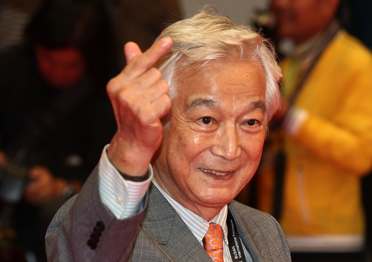 ▲'은막의 별' 신성일(사진)이 4일 오전 2시 30분 폐암으로 타계했다. 향년 81세. 사진은 고인의 마지막 공식 석상의 모습이었던 지난 10월 4일 오후 부산국제영화제 개막식에서 신성일.(연합뉴스)