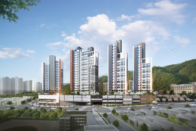 ▲광안 에일린의뜰 투시도(사진=아이에스동서)