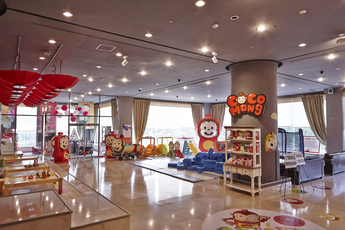 ▲켄싱턴호텔 평창 코코몽 키즈 라운지 전경.