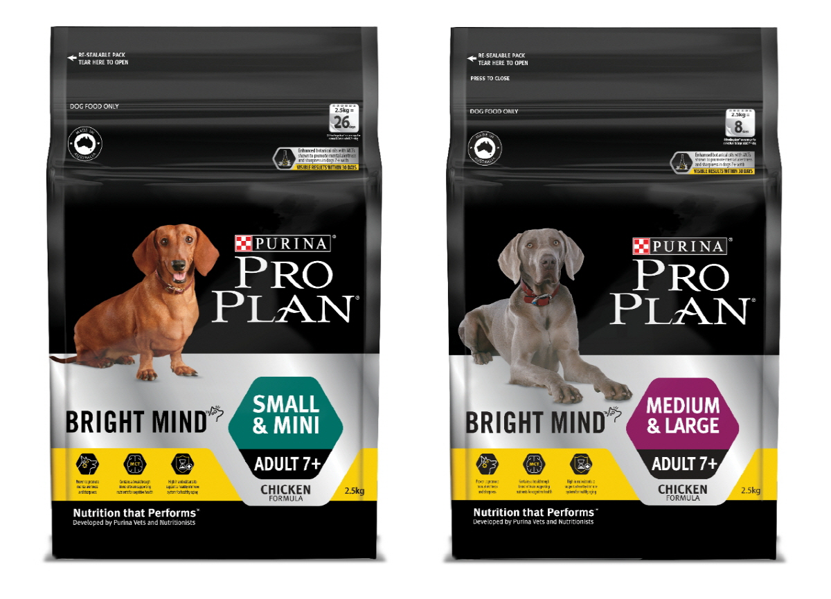 ▲프로플랜 브라이트 마인드 제품 컷. 사진제공=네슬레 퓨리나