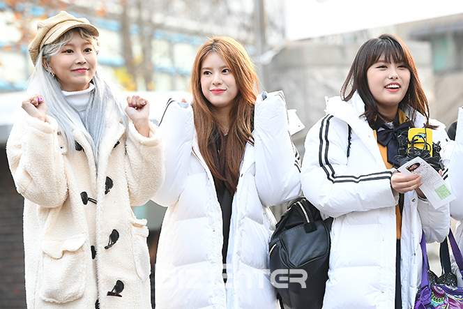 ▲모모랜드 혜빈, 데이지, 아인(사진=고아라 기자 iknow@)