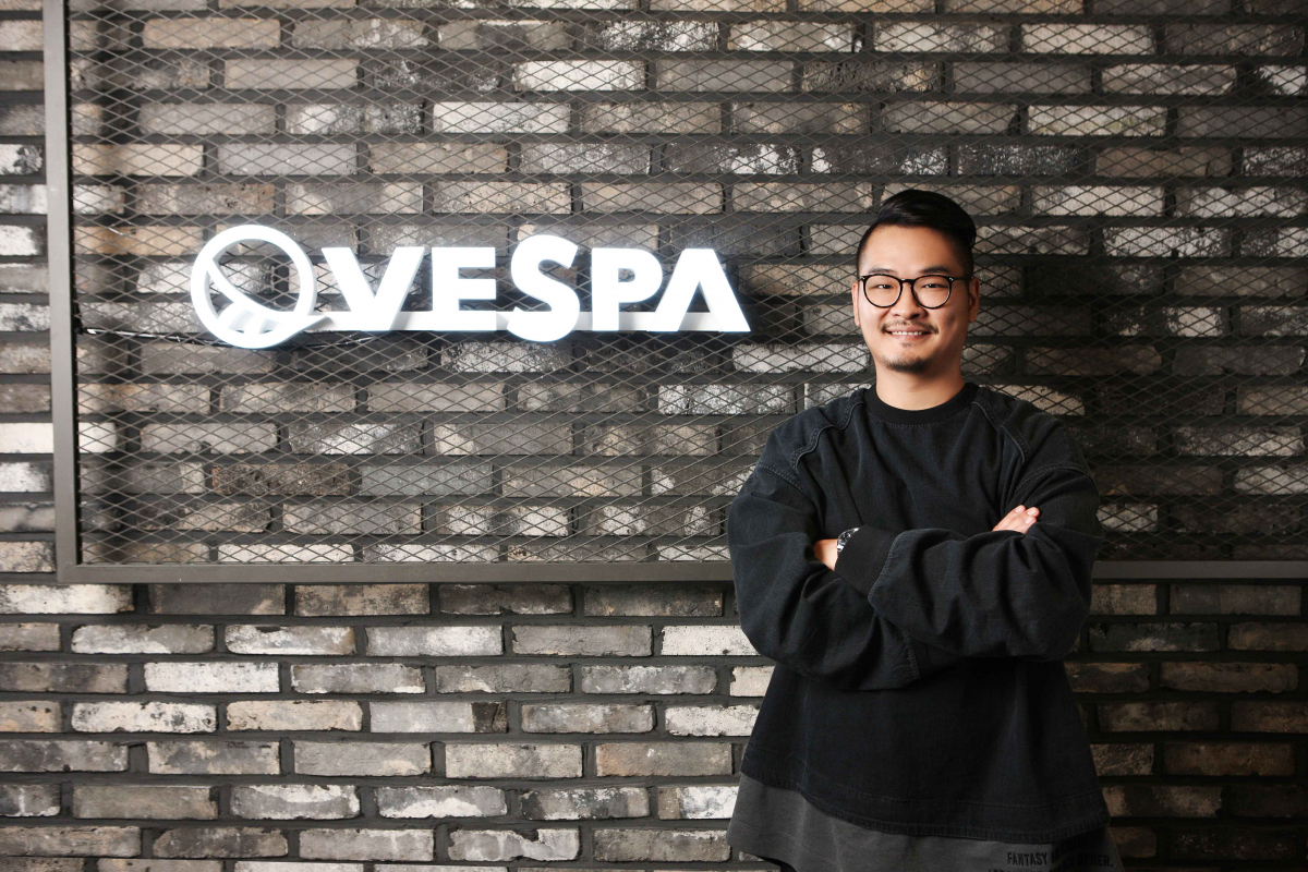 ▲김진수 배스파 대표는 16일 여의도에서 코스닥 상장 기자간담회를 갖고 기업공개(IPO)를 공식 선언했다.(사진제공=베스파)