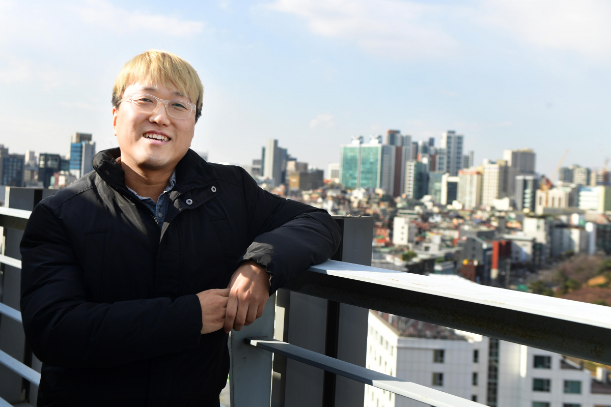 ▲최종식 올비트 최고기술이사(CTO)가 22일 서울 강남구 사무실에서 이투데이와 인터뷰에 앞서 포즈를 취하고 있다. 고이란 기자 photoeran@