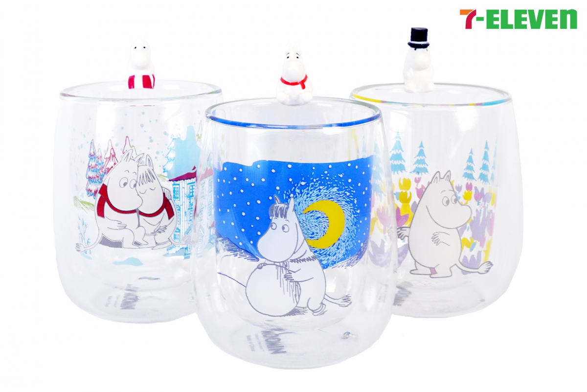 ▲세븐일레븐 무민 캐릭터 글라스 (사진제공 세븐일레븐)
