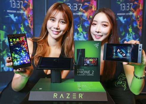 ▲레이저가 게임 전용 프리미엄폰 ‘레이저폰 2’를 한국 시장에 공식 출시한다고 30일 밝혔다.  (사진제공=레이저)