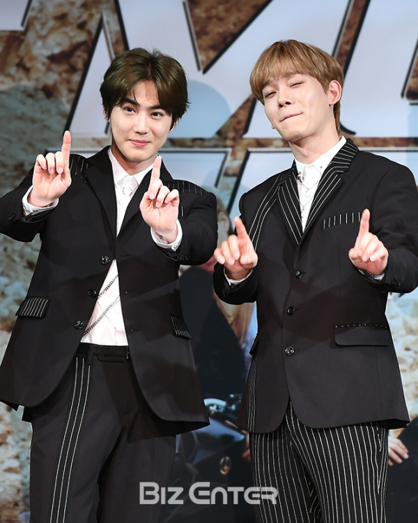 ▲엑소 수호, 첸(사진=고아라 기자 iknow@)