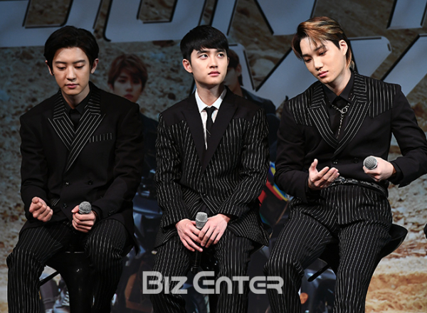 ▲엑소 찬열, 디오, 카이(사진=고아라 기자 iknow@)