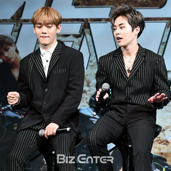 ▲엑소 첸, 시우민(사진=고아라 기자 iknow@)