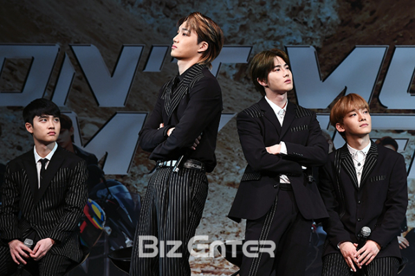 ▲엑소 디오, 카이, 수호, 첸(사진=고아라 기자 iknow@)