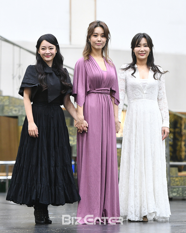 ▲김소현, 옥주현, 신영숙(사진=고아라 기자 iknow@)